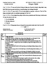 Đề và đáp án thi Olympic Lịch sử lớp 10 - Năm học 2010-2011 - Trường THPT Đa Phúc
